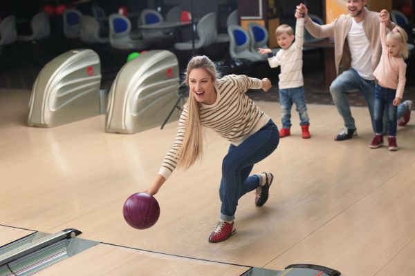 photo famille bowling
